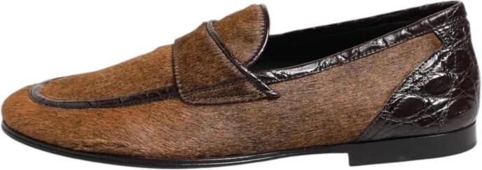 Dolce & Gabbana Luxe Leren Jurk Loafers met Logo - Foto 6