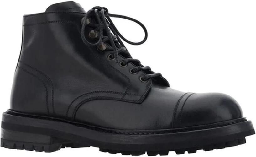 Dolce & Gabbana Luxe Leren Veterschoenen