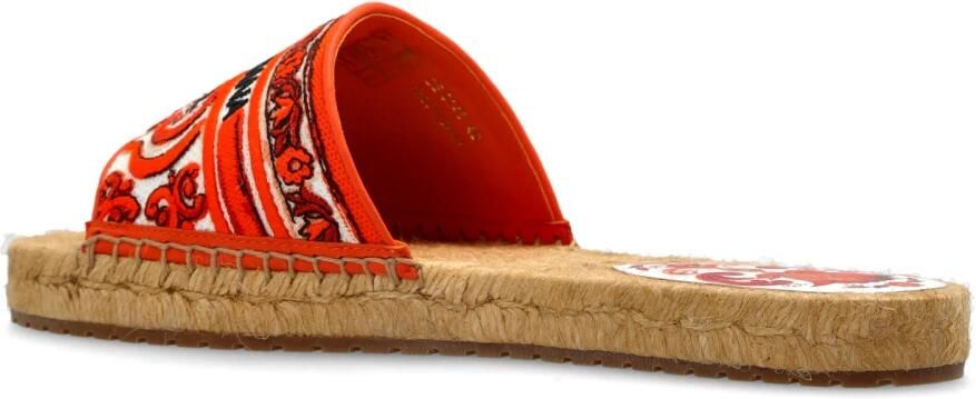 Dolce & Gabbana Maiolica Patroon Slippers