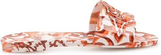 Dolce & Gabbana Maiolica-print Rubber Slides