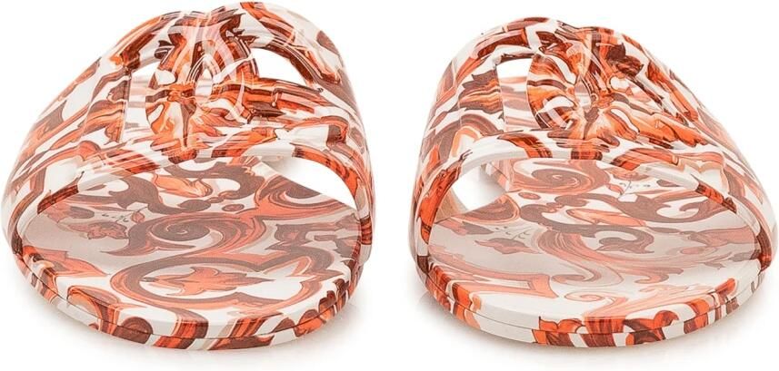 Dolce & Gabbana Maiolica-print Rubber Slides - Foto 3
