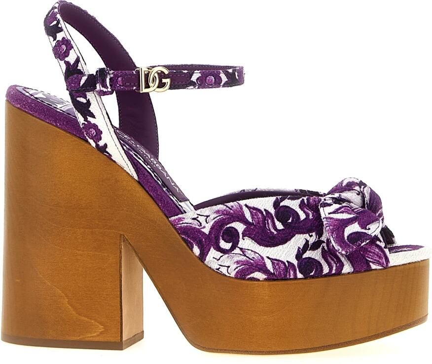 Dolce & Gabbana Maiolica Sandals