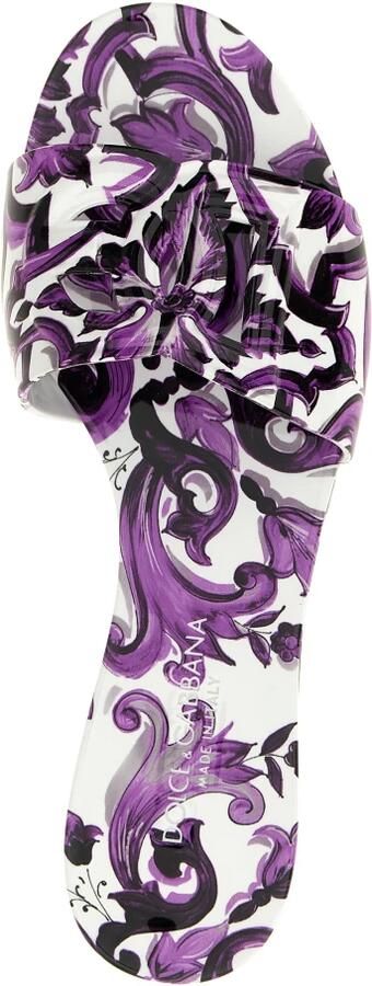 Dolce & Gabbana Majolica-Print Rubber Slippers - Foto 2