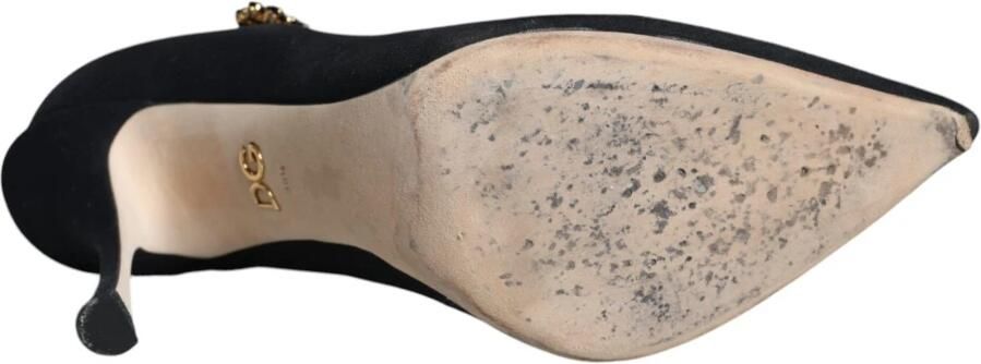 Dolce & Gabbana Zwarte Kristal Mary Jane Pumps Black Dames - Foto 2