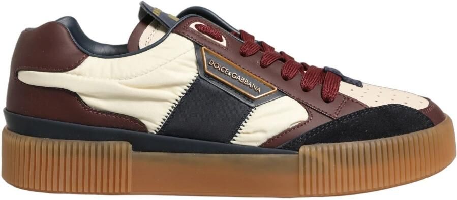 Dolce & Gabbana Multicolor Miami Lage Top Sneakers