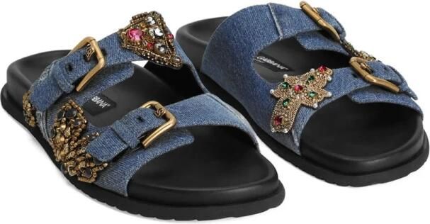 Dolce & Gabbana Mode Slides Sandalen Zwart