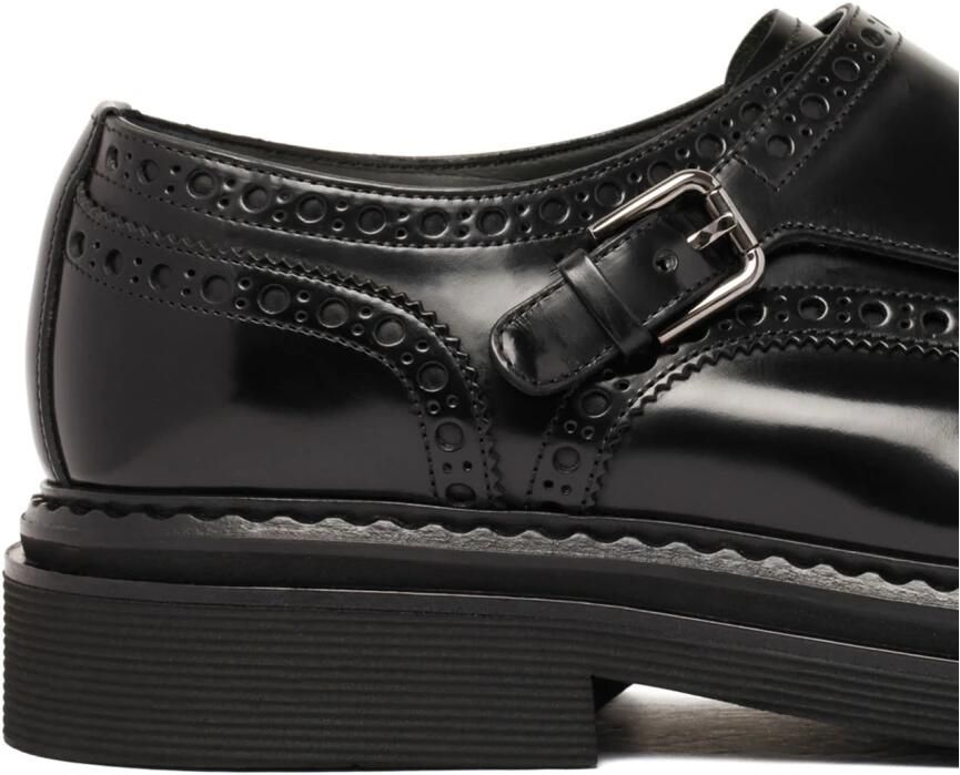 Dolce & Gabbana Leren schoenen met decoratieve perforatie Black Heren - Foto 2