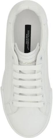 Dolce & Gabbana Witte Leren Sneakers met Logo Detail White Dames - Foto 5