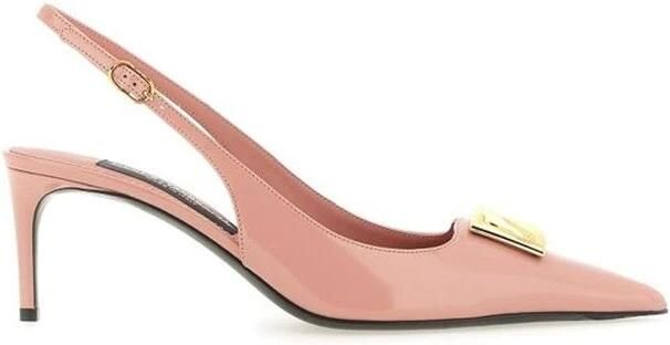 Dolce & Gabbana Elegante Patentleren Slingback Pumps Pink Dames