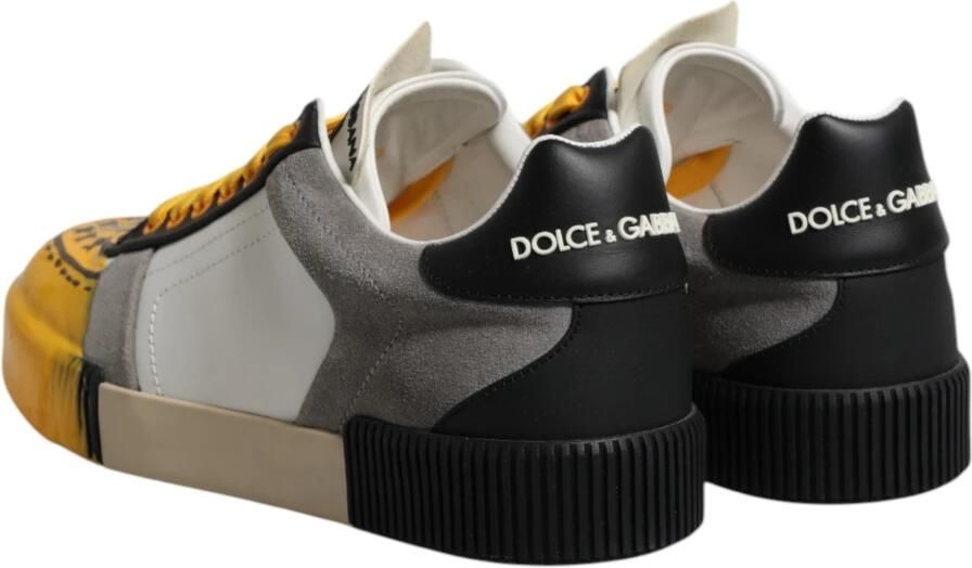 Dolce & Gabbana Multicolor Lage Top Veterschoenen