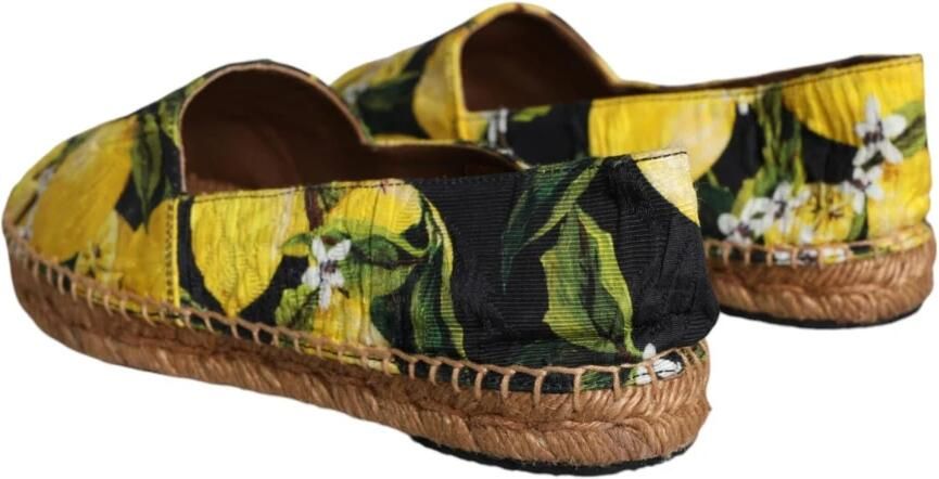 Dolce & Gabbana Multicolor Lemon Slip On Espadrilles - Foto 4