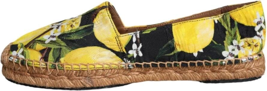 Dolce & Gabbana Multicolor Lemon Slip On Espadrilles - Foto 5