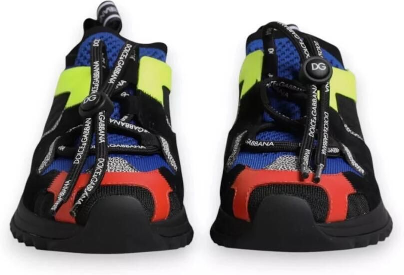 Dolce & Gabbana Multicolor Mesh Sorrento Trekking Sneakers