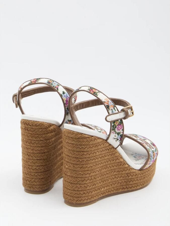 Dolce & Gabbana Nappa Leren Sleehak Sandalen met Borduursel - Foto 3