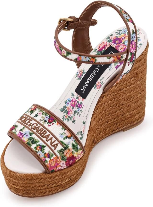 Dolce & Gabbana Nappa Leren Sleehak Sandalen - Foto 2