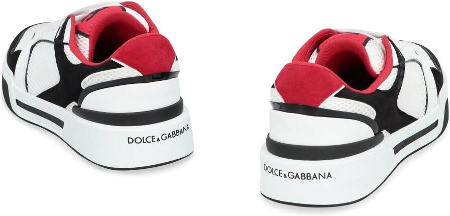 Dolce & Gabbana Witte Mesh Sneakers met Suède Inzetstukken Multicolor Heren - Foto 4