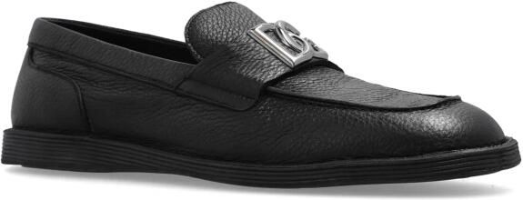 Dolce & Gabbana Zwarte Sandalen Mocassino Stijl - Foto 4
