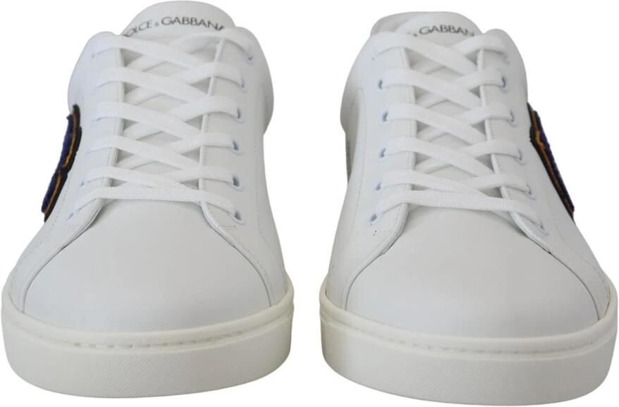 Dolce & Gabbana Witte leren DG-logo casual sneakers schoenen - Foto 3