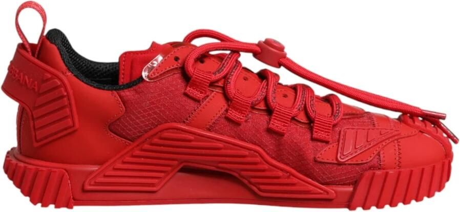 Dolce & Gabbana Rode Portofino Sneakers NS1 Low Top - Foto 2