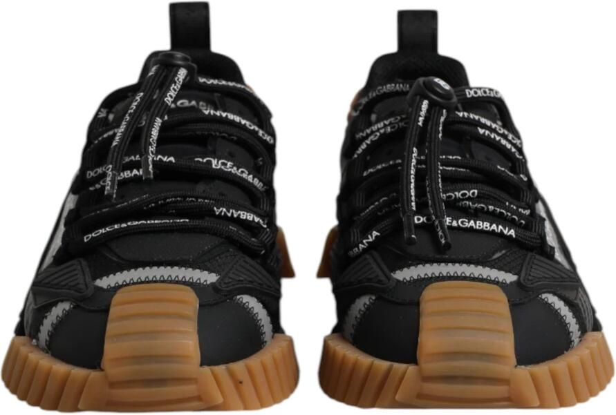 Dolce & Gabbana Zwart Bruin NS1 Sneakers Rubberen Zool - Foto 2