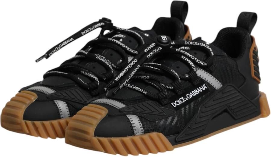 Dolce & Gabbana Zwart Bruin NS1 Sneakers Rubberen Zool - Foto 3