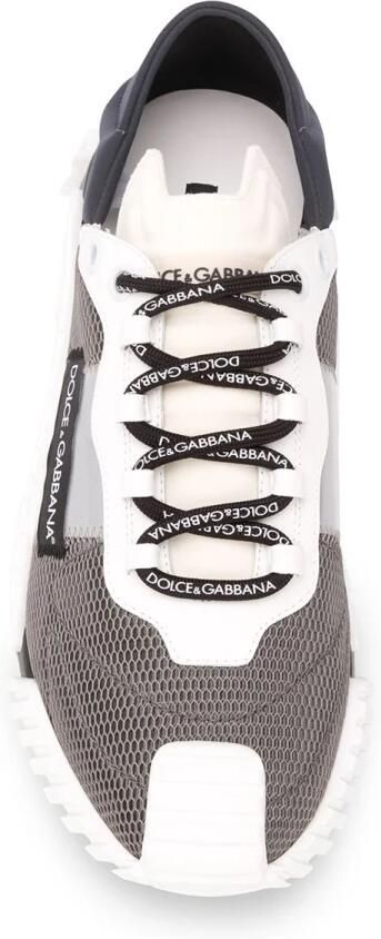 Dolce & Gabbana NS1 Grijze en Off White Sneakers Gray Heren