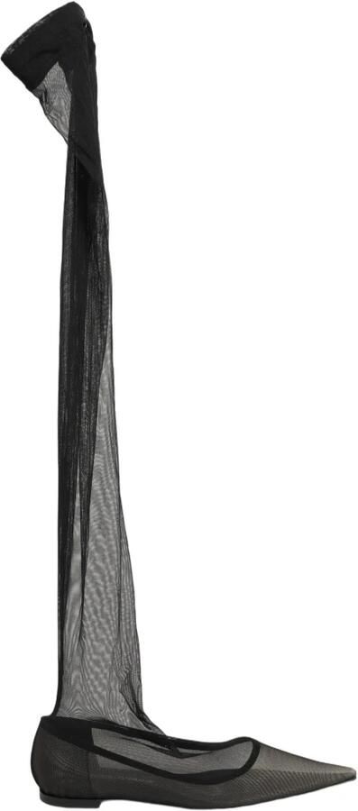 Dolce & Gabbana Over-the-knee Tulle Laarzen
