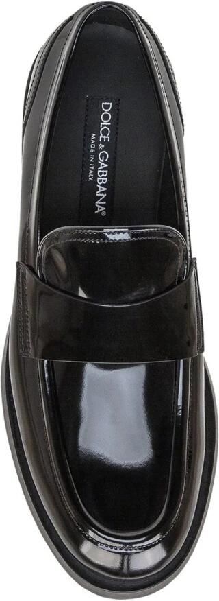 Dolce & Gabbana Zwarte Loafer Schoenen voor Heren Black Heren