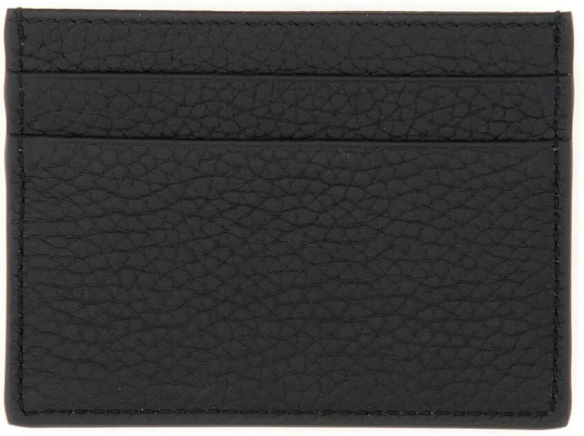 Dolce & Gabbana Pebbled Leather Multiple Card Slot Holder