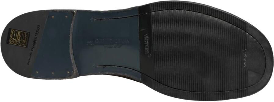 Dolce & Gabbana Bruine Paardenleren Perugino Schoenen Brown Heren - Foto 8