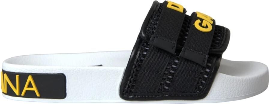 Dolce & Gabbana Logo Beachwear Flats Sandalen Schoenen