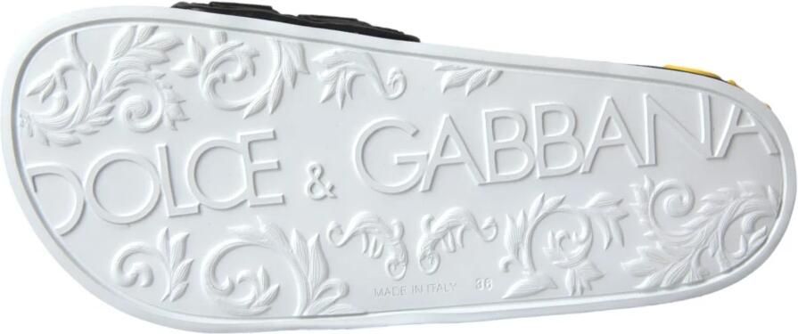Dolce & Gabbana Logo Beachwear Flats Sandalen Schoenen - Foto 2