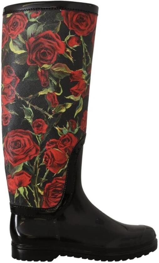 Dolce & Gabbana Polyvinyl Regenlaarzen met Antislipzool