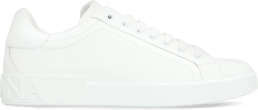 Dolce & Gabbana Leren lage sneakers ronde neus White Heren - Foto 7