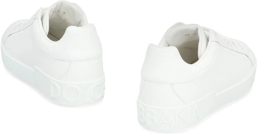 Dolce & Gabbana Leren lage sneakers ronde neus White Heren - Foto 5