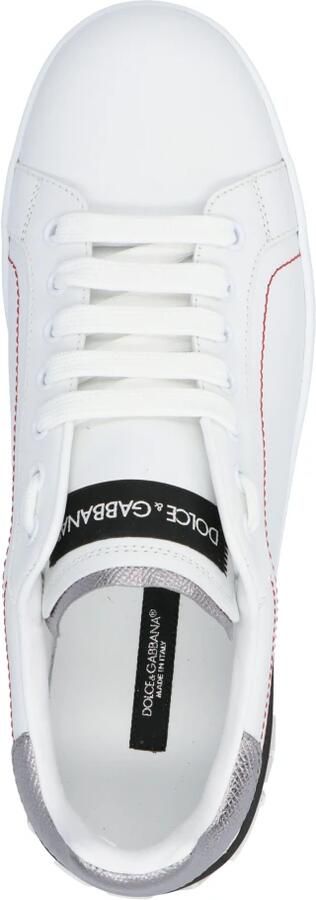 Dolce&Gabbana Low-Top Sneakers Portofino' Sneakers – White And Black in wit - Foto 10