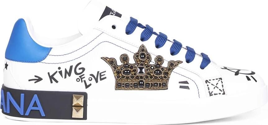 Dolce & Gabbana Portofino Leather Sneakers