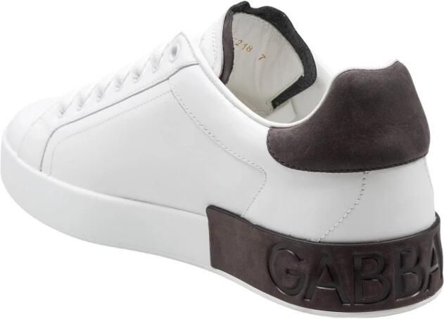 Dolce & Gabbana Lage leren sneakers met contrasterende hiel - Foto 3