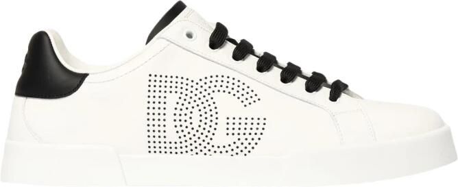 Dolce & Gabbana Portofino Low Top Perforated Sneakers - Foto 3