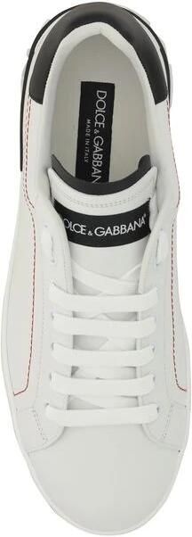 Dolce & Gabbana Leren lage sneakers met contrasterende inzetstukken White Heren - Foto 6