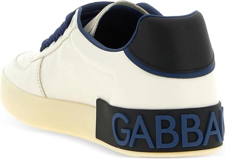 Dolce & Gabbana Portofino Nappa Leren Sneakers - Foto 2