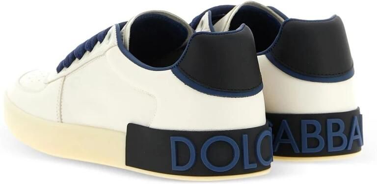 Dolce & Gabbana Portofino Nappa Leren Sneakers - Foto 3