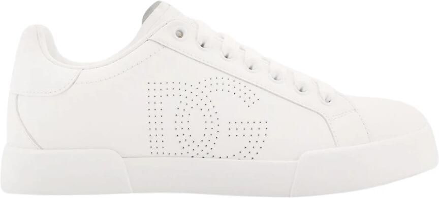 Dolce & Gabbana Portofino Sneakers met Geperforeerd Logo - Foto 3