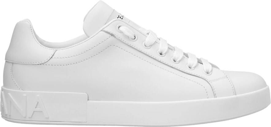 Dolce & Gabbana Leren lage sneakers ronde neus White Heren - Foto 2