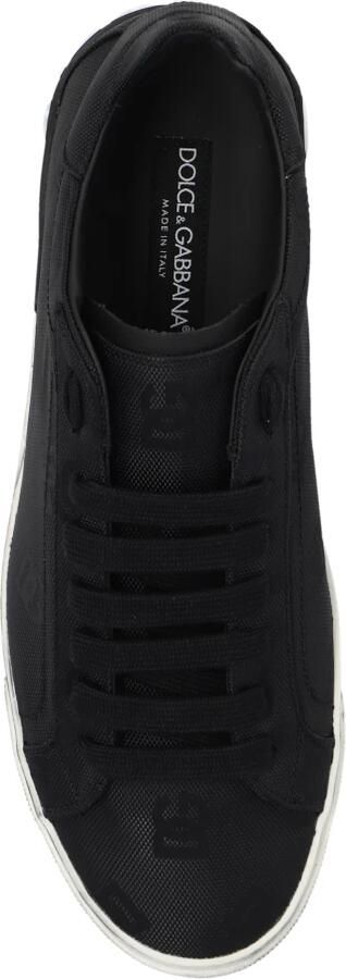 Dolce & Gabbana Zwarte Sneakers voor Mannen Aw23