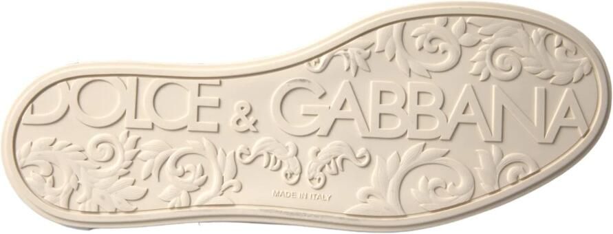 Dolce & Gabbana Zilveren Leren Sneakers - Foto 9