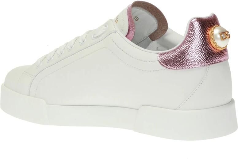 Dolce & Gabbana Portofino Sneakers met Parelversiering White Dames - Foto 3