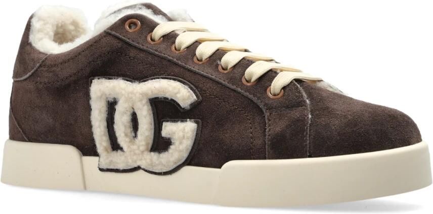 Dolce & Gabbana Portofino Suede Sneakers - Foto 5