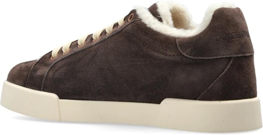 Dolce & Gabbana Portofino Suede Sneakers - Foto 4