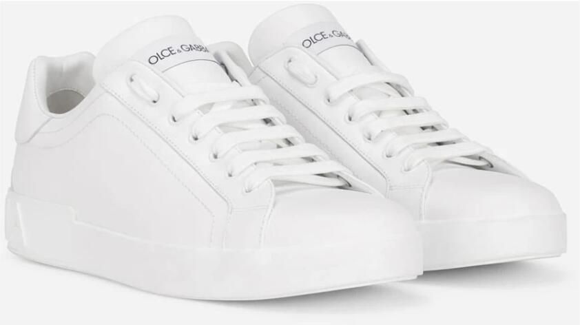 Dolce & Gabbana Leren lage sneakers ronde neus White Heren - Foto 6